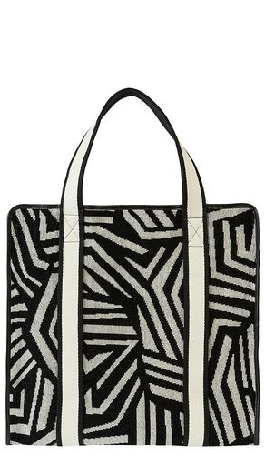 Bolso tote calista en color negro, blanco talla all - Missoni Home - Modalova