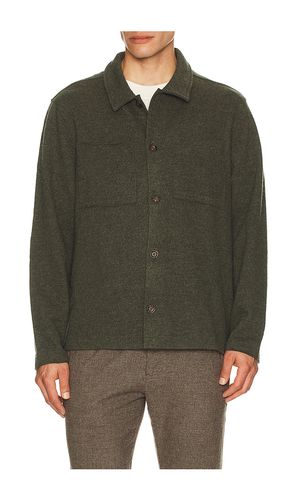 Sobrecamisa boiled wool en color verde oliva talla L (también en M, S, XL/1X) - Marine Layer - Modalova