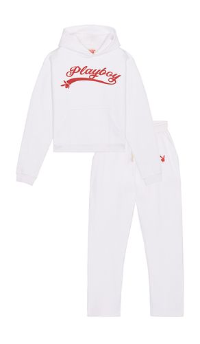 ENSEMBLE SWEAT À CAPUCHE ET PANTALON LOGO en . Taille L. Also en M, S, XL/1X - Playboy - Modalova