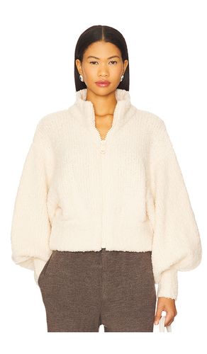 Bomber de bouclé en color crema talla 1/S (también en 0/XS, 3/L, 4/XL) - Zimmermann - Modalova