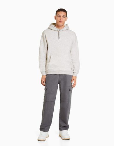Sudadera Capucha Oversize Hombre Xl - Bershka - Modalova