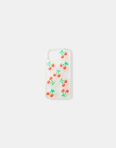 Carcasa Móvil Cerezas Relieve Bskteen Iphone 12 / Pro - Bershka - Modalova