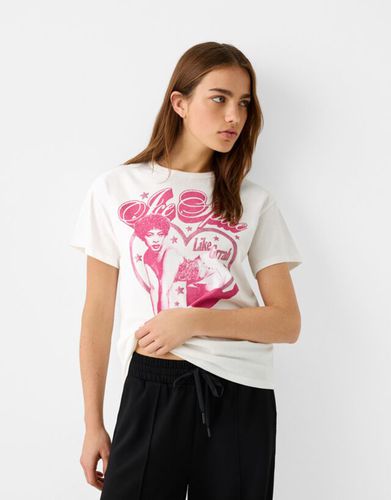 Camiseta Ice Spice Manga Corta Mujer Xs - Bershka - Modalova