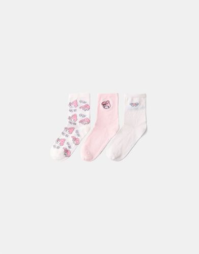 Pack 3 Calcetines My Melody Mujer - Bershka - Modalova