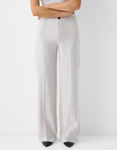 Pantalón Wide Leg Tailoring Mujer 40 - Bershka - Modalova