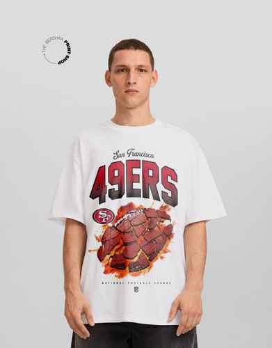 Camiseta Nfl San Francisco 49ers Manga Corta Boxy Fit Hombre L - Bershka - Modalova