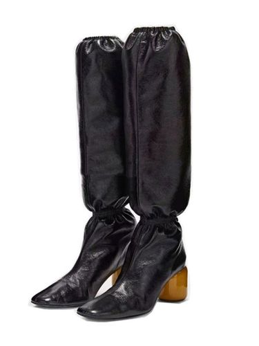 Women's Knee High Boots Chunky Heel Knee High Boots - milanoo.com - Modalova