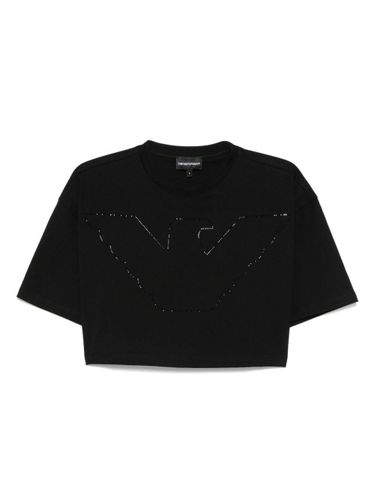 Emporio Armani Logo Cotton T-Shirt - Emporio Armani - Modalova