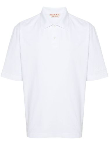 Marni Logo Cotton Polo Shirt - Marni - Modalova