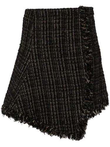 Sacai Tweed Wool Mini Skirt - Sacai - Modalova