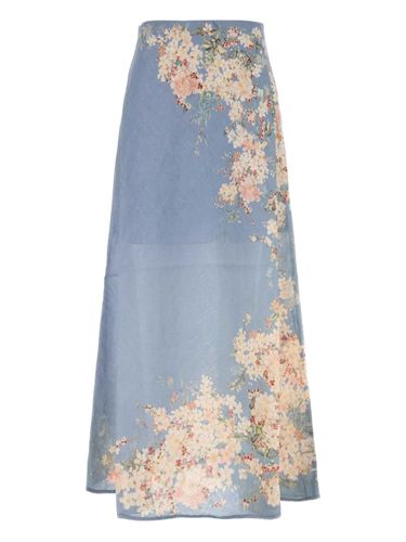 Cascadian Printed Long Skirt - Zimmermann - Modalova