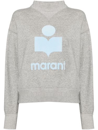 Moby Logo Cotton Sweatshirt - MARANT ETOILE - Modalova