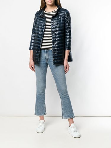HERNO- Nylon Midi Down Jacket - Herno - Modalova