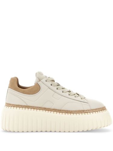 Hogan H-Stripes Leather Sneakers - Hogan - Modalova