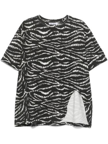 Zebra Print Cotton T-Shirt - The Attico - Modalova