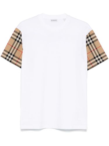 Burberry Check Cotton T-Shirt - Burberry - Modalova