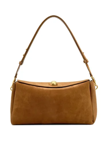 Suede Leather Shoulder Bag - Ami Paris - Modalova
