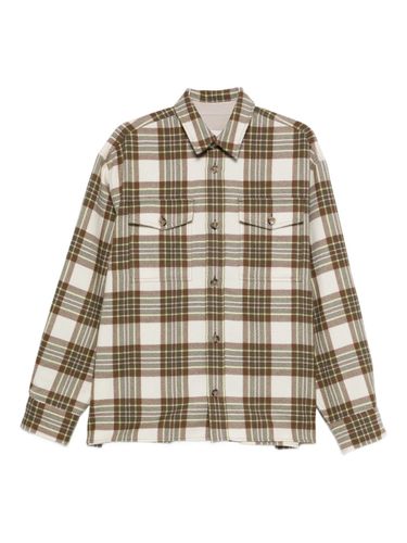 Ami Paris Wool Checked Overshirt - Ami Paris - Modalova