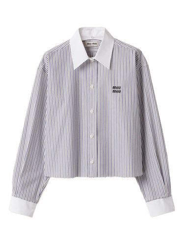 Miu Miu Cotton Shirt - Miu Miu - Modalova