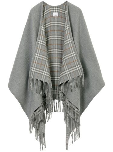 Burberry Check Wool Cape - Burberry - Modalova