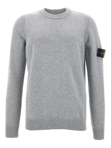 Stone Island Wool Crewneck Sweater - Stone Island - Modalova