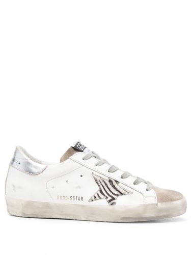 Super-Star Leather Sneakers - Golden Goose - Modalova