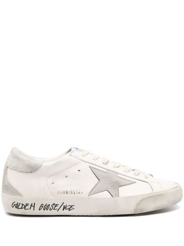 Super-Star Leather Sneakers - Golden Goose - Modalova