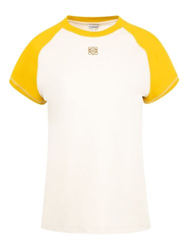Loewe Logo Cotton T-Shirt - Loewe - Modalova