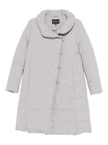 Nylon Midi Down Jacket - Emporio Armani - Modalova