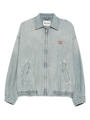Miu Miu Denim Cotton Jacket - Miu Miu - Modalova