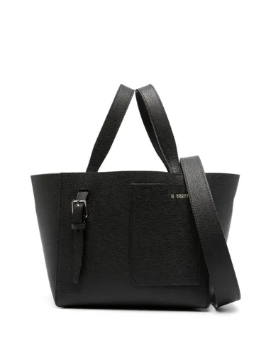Valextra Mini Leather Bucket Bag - Valextra - Modalova