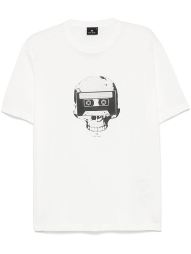 Tape Skull Cotton T-Shirt - PS PAUL SMITH - Modalova