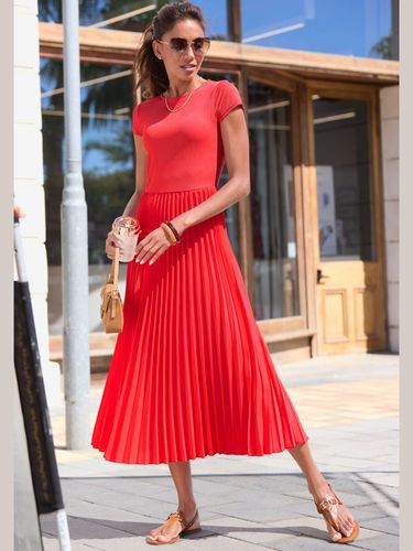 Robe mi-longue encolure ronde - LASCANA - Modalova