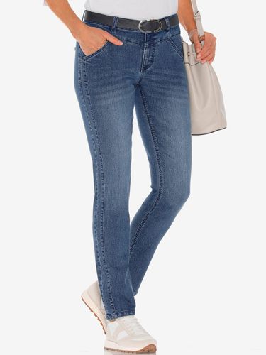 Jean extensible qualité coton - Collection L - Modalova