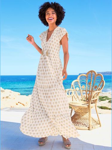 Robe à effet étagé robe en jersey - - Linea Tesini - Modalova