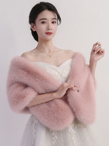 Poncho Cape Rose Femme - milanoo.com - Modalova