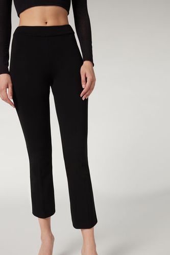 Leggings Cropped Flare Mujer Velikost S - Calzedonia - Modalova