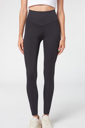 Leggings Deportivos de Tiro Alto Largo 7/8 Mujer Velikost S - Calzedonia - Modalova