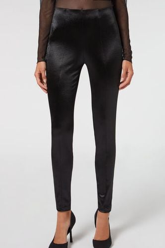 Leggings Skinny Satinados Mujer Velikost S - Calzedonia - Modalova