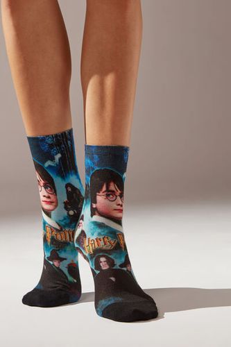 Calcetines Cortos Estampado Harry Potter Mujer Velikost TU - Calzedonia - Modalova