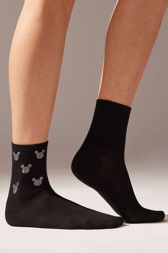 Calcetines Cortos Minnie Disney Mujer Velikost TU - Calzedonia - Modalova