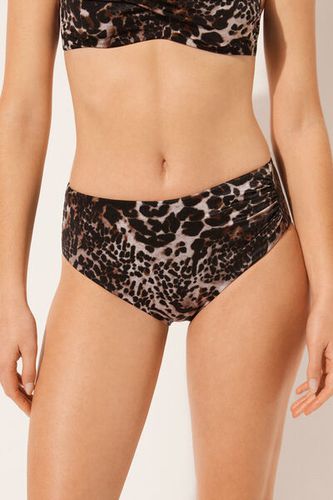 Braguita Alta Contención Bikini Elegant Animalier Mujer Velikost XXL - Calzedonia - Modalova