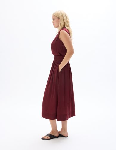 Jupon satiné - violet - celio - Modalova