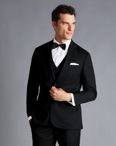 Men's Italian Dinner Suit Jacket - , 38R Regular by - Charles Tyrwhitt - Modalova