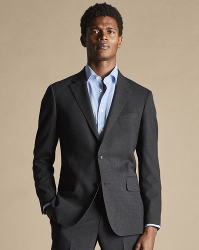 Men's Ultimate Performance Suit Jacket - Charcoal Black, 36R Regular by - Charles Tyrwhitt - Modalova