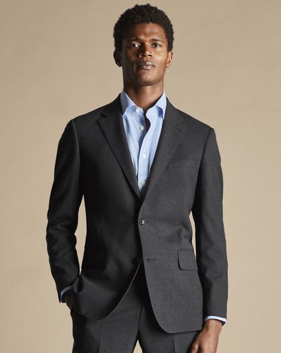 Men's Ultimate Performance Suit Jacket - Charcoal Black, 38R Regular by - Charles Tyrwhitt - Modalova