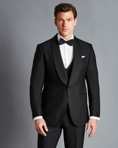 Men's Shawl Lapel Dinner Suit Jacket - , 36R Regular by - Charles Tyrwhitt - Modalova