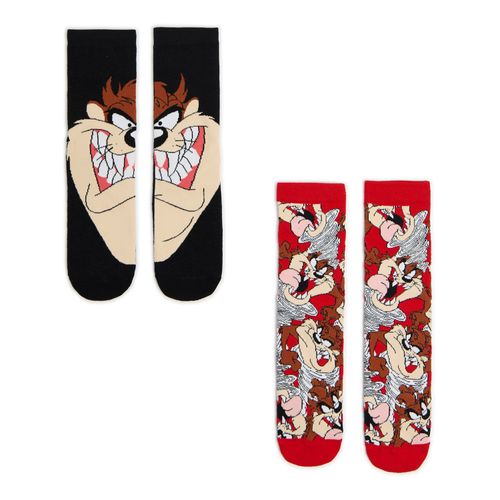Pack de 2 pares de calcetines con motivos Taz Looney Tunes - Cropp - Modalova