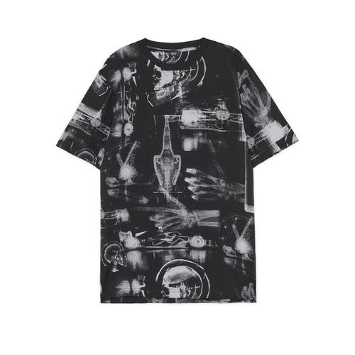 Camiseta negra con estampado - Cropp - Modalova