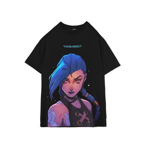 Camiseta negra con estampado Arcane - Cropp - Modalova